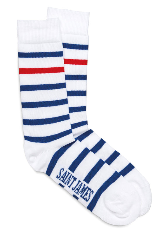 saint james Naval striped socks BLANC/GITANE/TULIPE