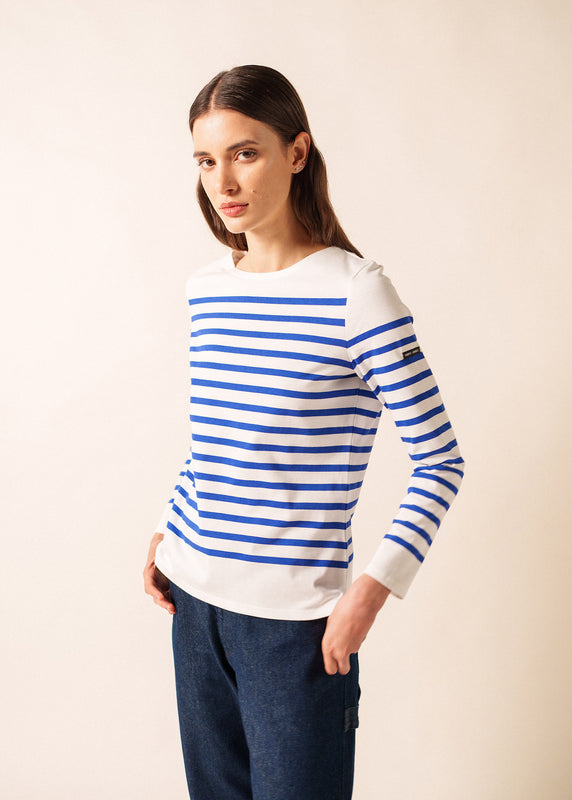 saint james Naval woman authentic striped sailor shirt NEIGE/GITANE
