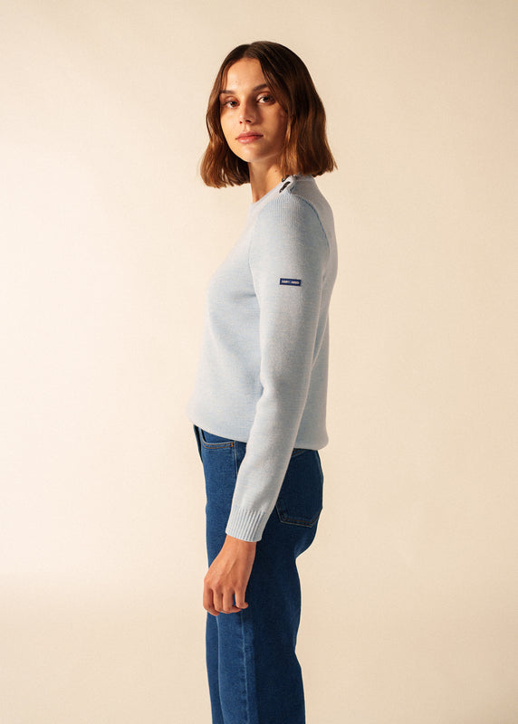 Saint James Rochefort Plain Sailor Jumper CIEL CHINE