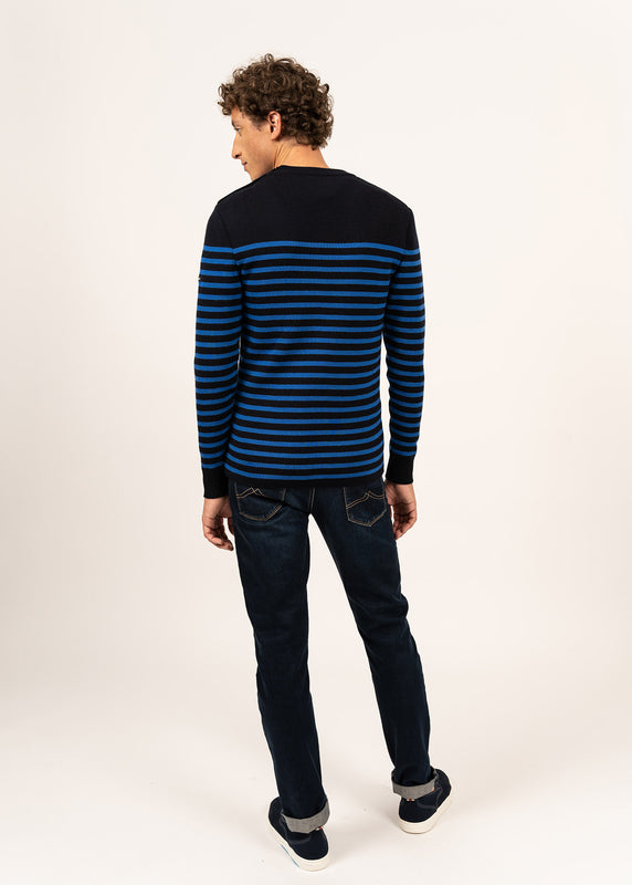 Saint James Rochefort Striped Sailor Jumper NAVY/GITANE