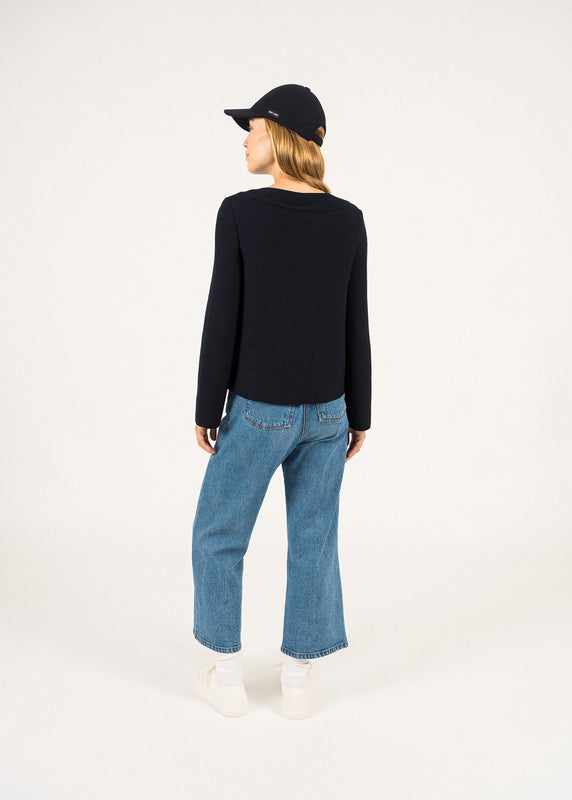 Saint James Adrets Réédit Wool Jacket NAVY