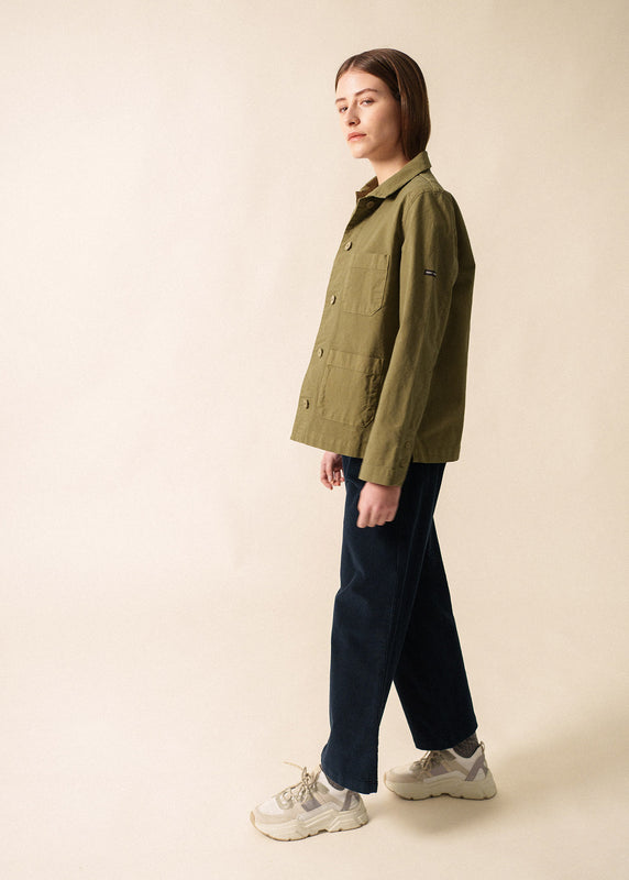 Saint James Alizé Worker Jacket – Cotton FOUGERE
