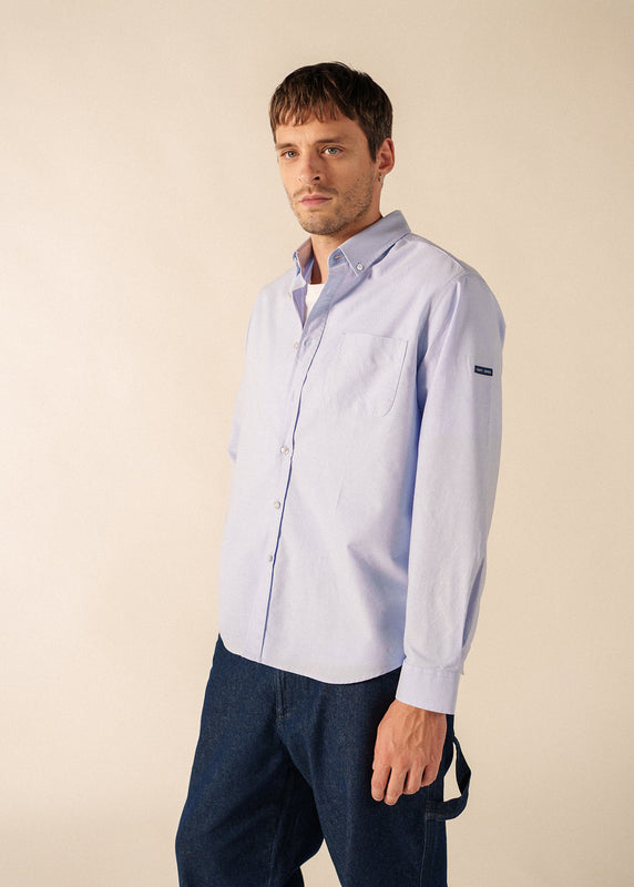 saint james Amboise Long-Sleeved Shirt – cotton CIEL