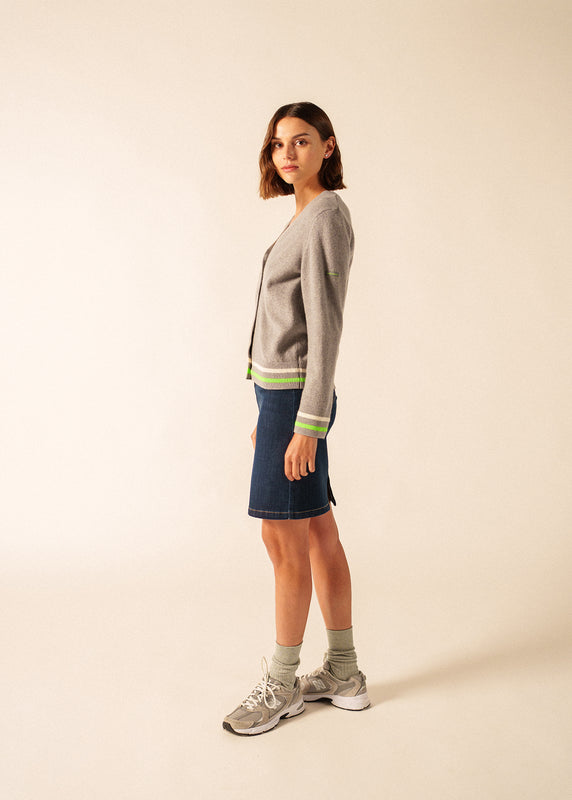 Saint James Annecy Vest GRIS/TONIC/ECUME