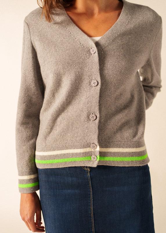 Saint James Annecy Vest GRIS/TONIC/ECUME