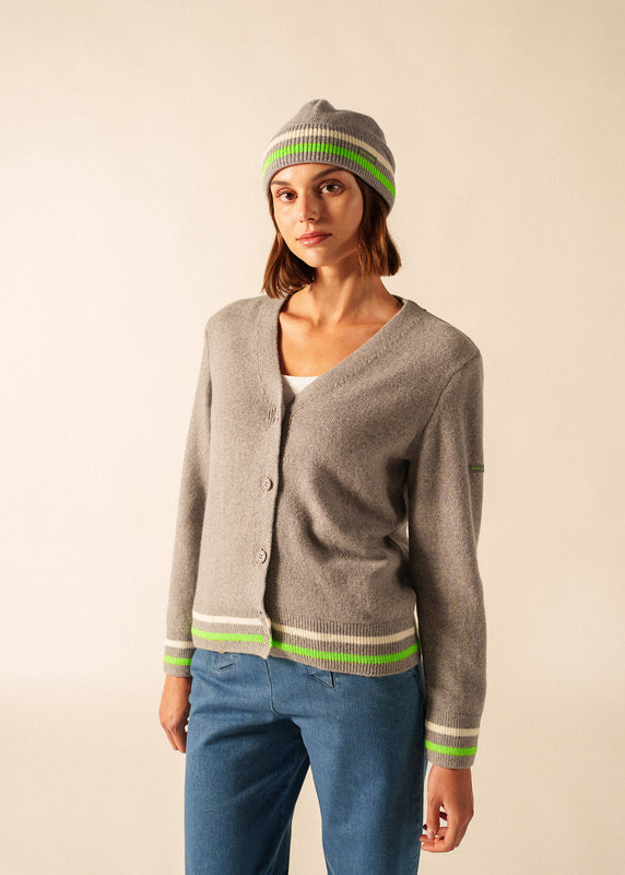 Saint James Annecy Wool Beanie GRIS/ECUME/TONIC