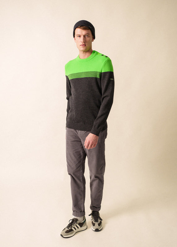 Saint James Aquitaine Sailor Jumper GRIS/TONIC