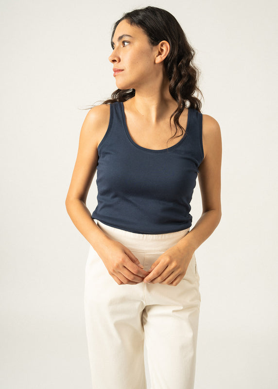 saint james Bastia tank top MARINE