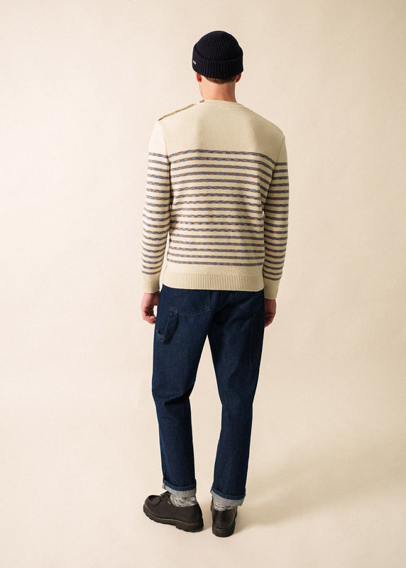 Saint James Binic West Sailor Jumper ECRU/WESTERN