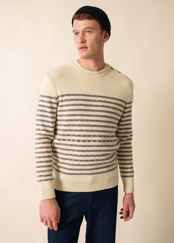 saint james Binic West Sailor Jumper ECRU/WESTERN