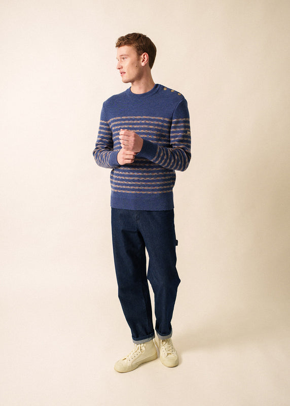 Saint James Binic West Sailor Jumper JEAN/WESTERN