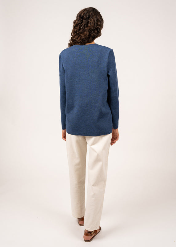 Saint James Blainville V Neck Cardigan JEAN