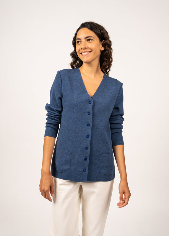 saint james Blainville V neck cardigan JEAN