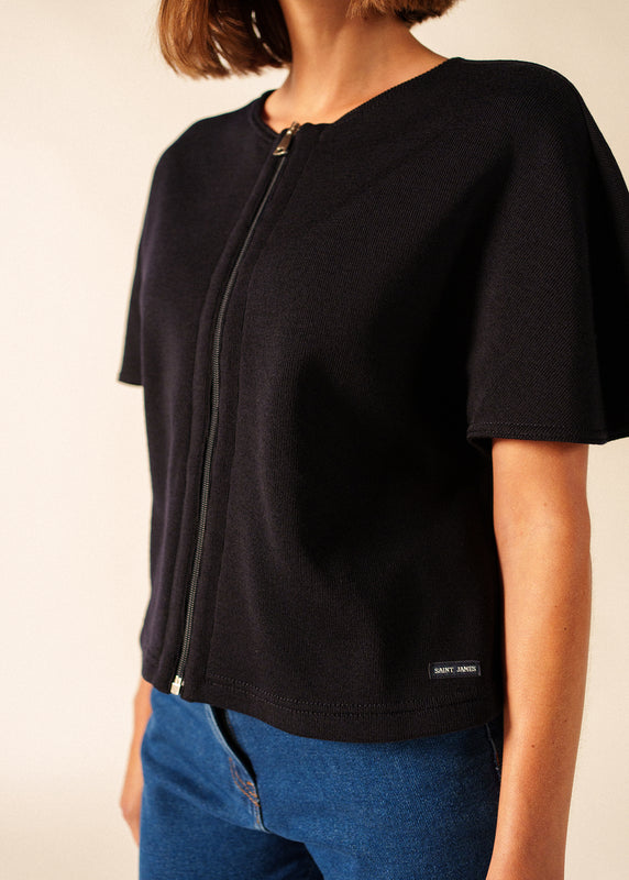 Saint James Bonneval Zipped Jacket NAVY