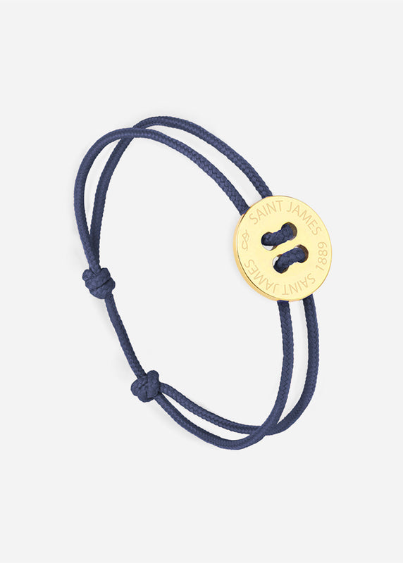 saint james Bracelet Bouton OR/MARINE