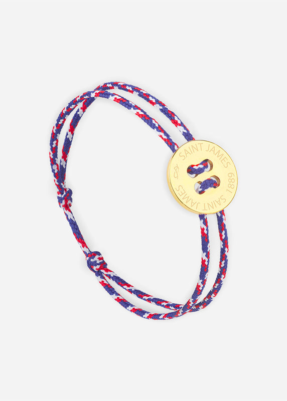 saint james Bracelet Bouton OR/TRICOLORE
