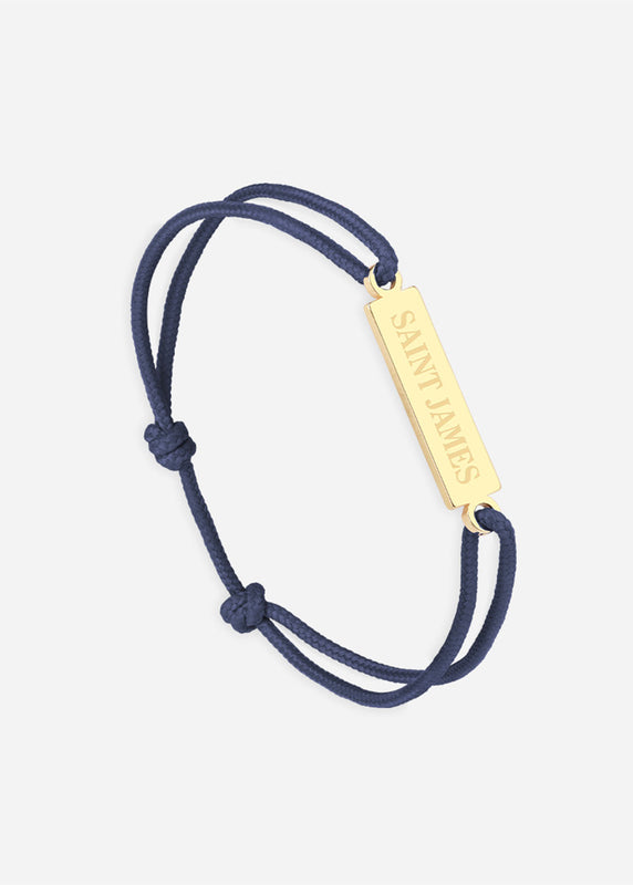 saint james Bracelet Logo OR/MARINE