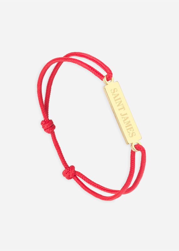 saint james Bracelet Logo OR/ROUGE