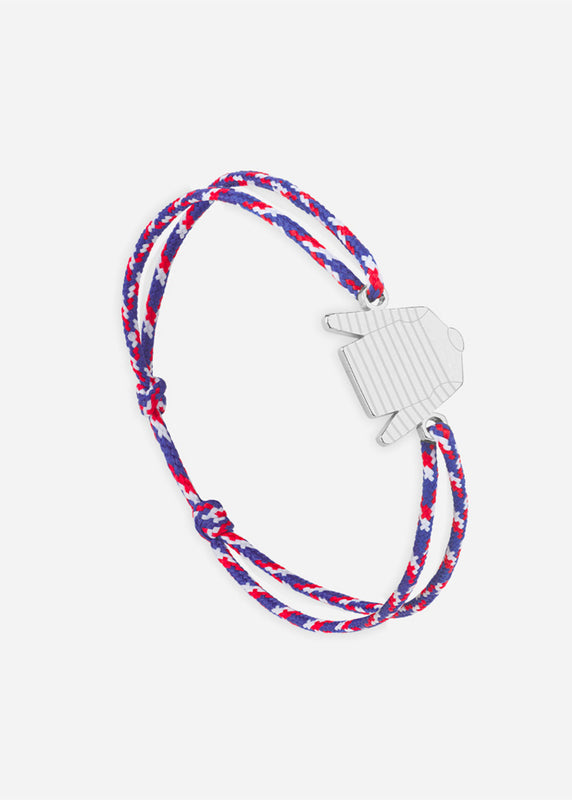 saint james Bracelet Marinière ARGENT/TRICOLORE