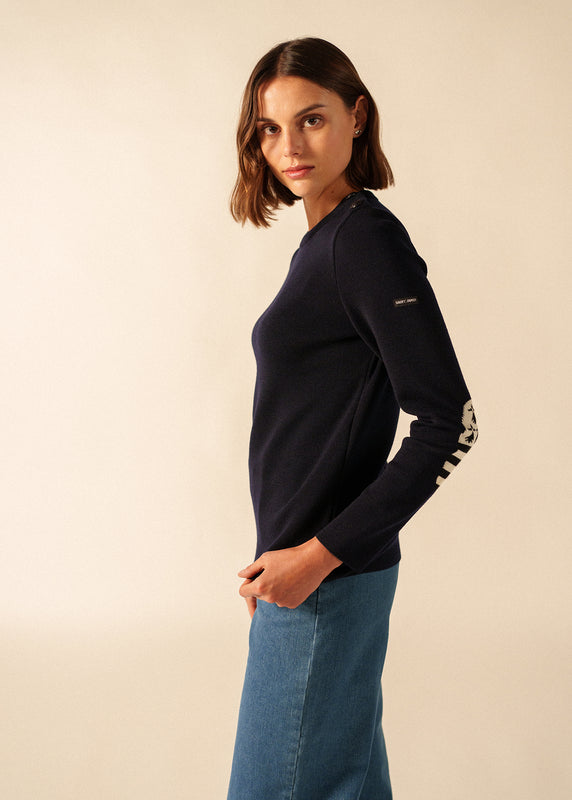 saint james Brégançon Bretagne jumper NAVY/MULTICO