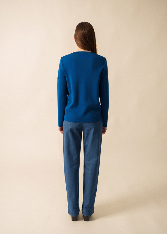 Saint James Brehat V Neck Jumper LAC