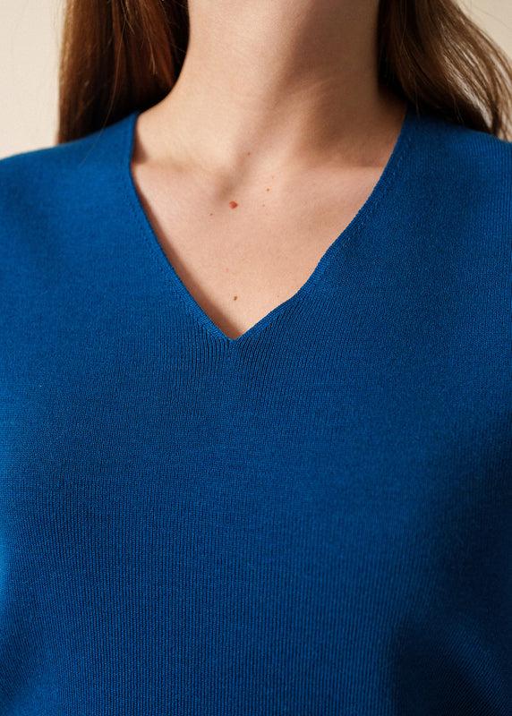 Saint James Brehat V Neck Jumper LAC