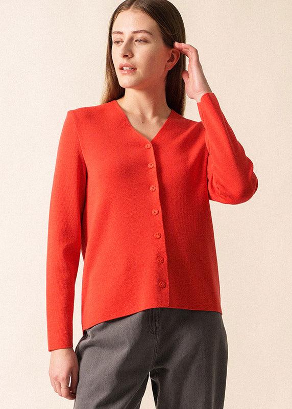 saint james Brevands V neck cardigan RODEO