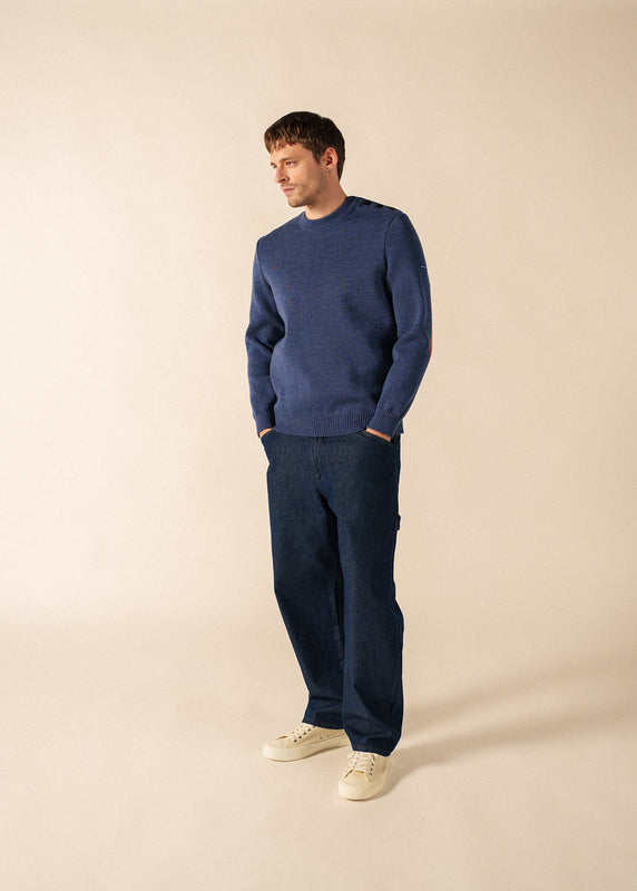 Saint James Cancale Plain Sailor Jumper JEAN/RODEO