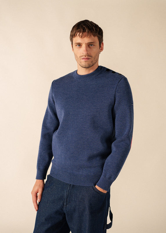 saint james Cancale plain sailor jumper JEAN/RODEO