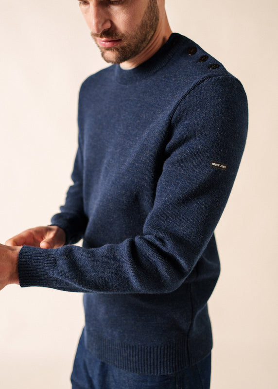 saint james Cancale sailor jumper BLEU CHINE
