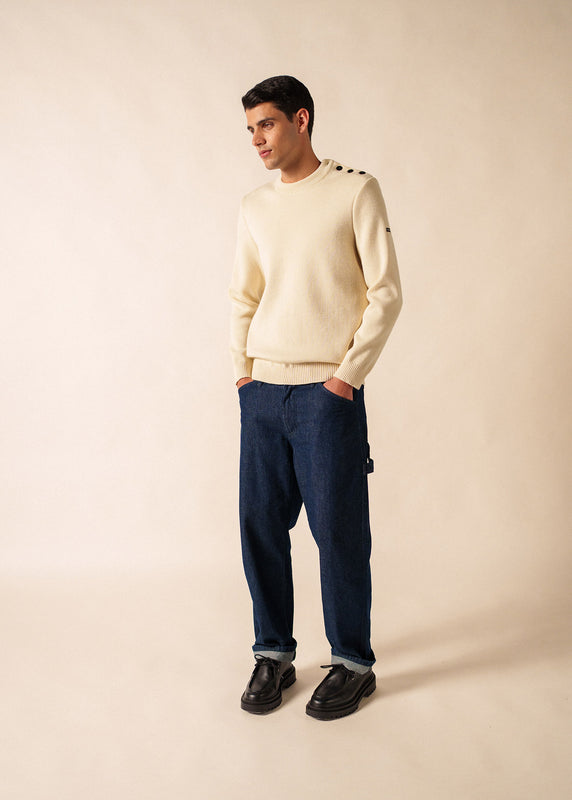 Saint James Cancale Sailor Jumper ECRU
