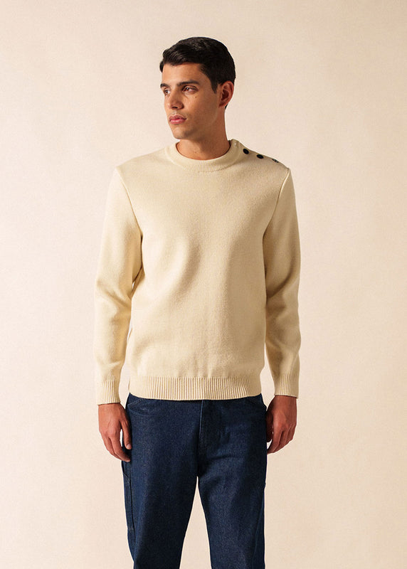 saint james Cancale sailor jumper ECRU