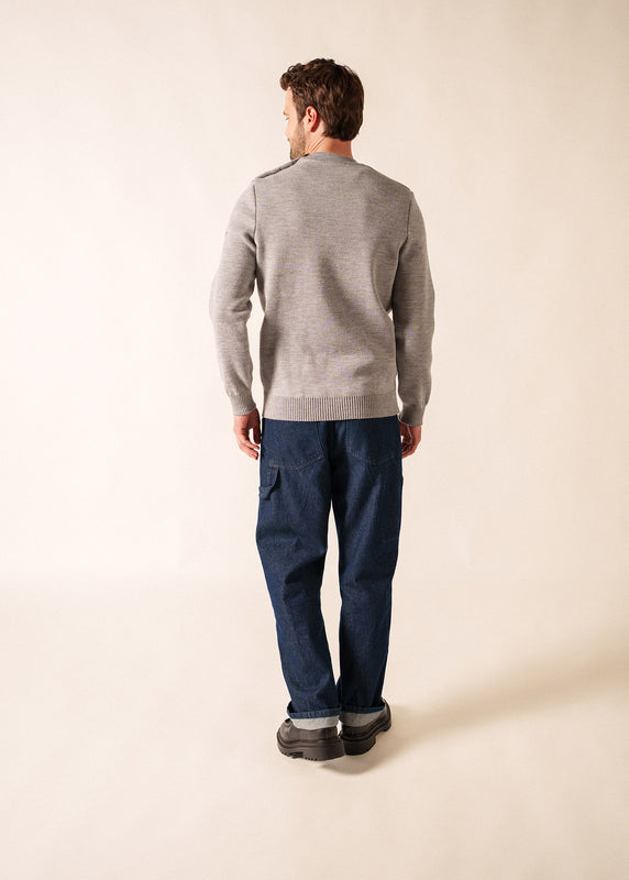 Saint James Cancale Sailor Jumper GRIS CLAIR