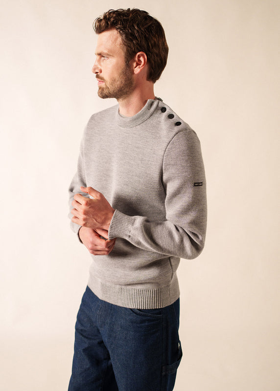 saint james Cancale sailor jumper GRIS CLAIR