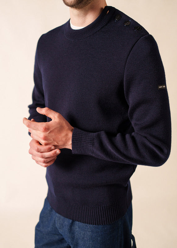 Saint James Cancale Sailor Jumper MARINE