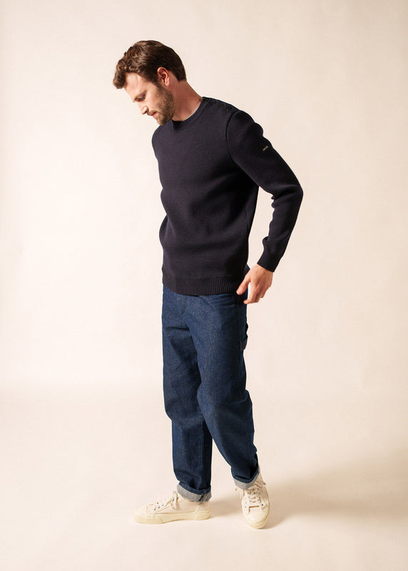Saint James Cancale Sailor Jumper NAVY