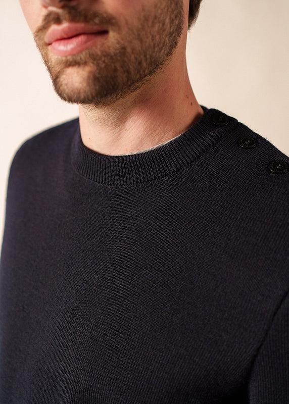 Saint James Cancale Sailor Jumper NAVY