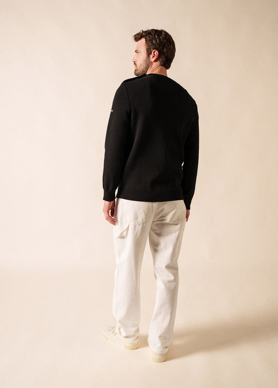 Saint James Cancale Sailor Jumper NOIR