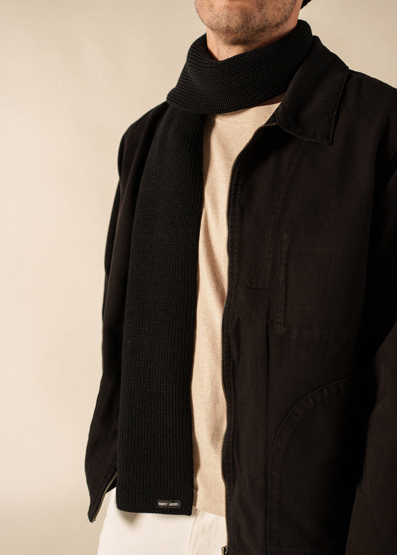 Saint James Canoe Scarf NOIR