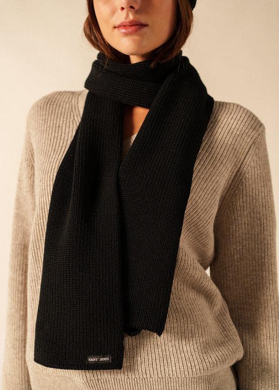 Saint James Canoe Scarf NOIR