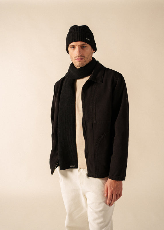 Saint James Canoe Scarf NOIR
