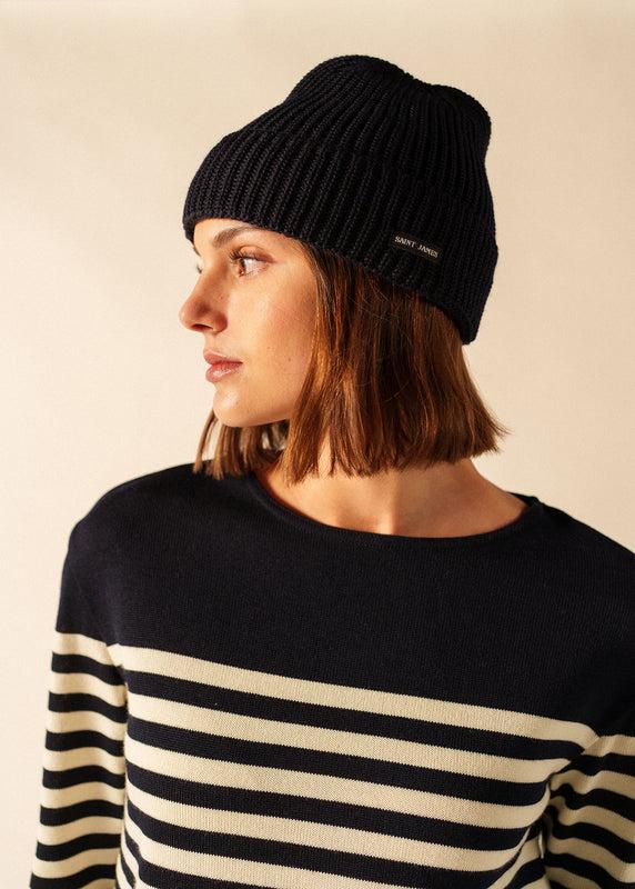 saint james Canot turn-up hat NAVY