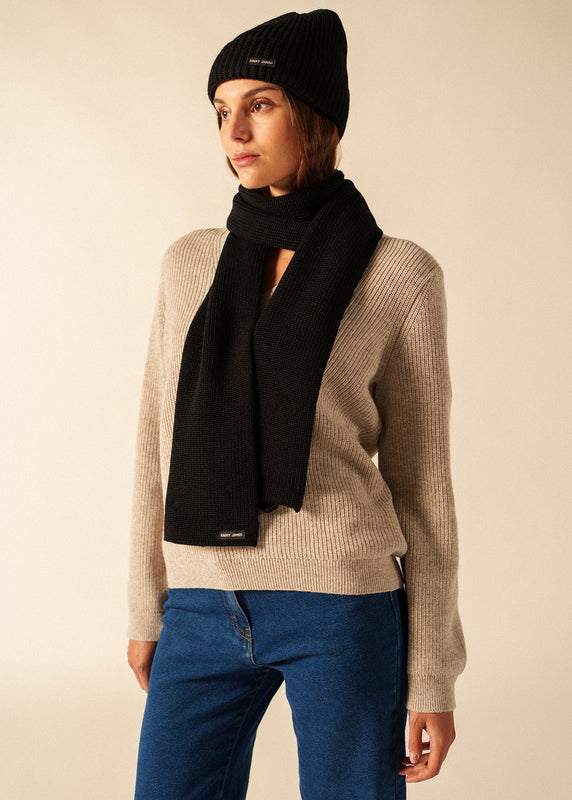 saint james Canot turn-up hat NOIR