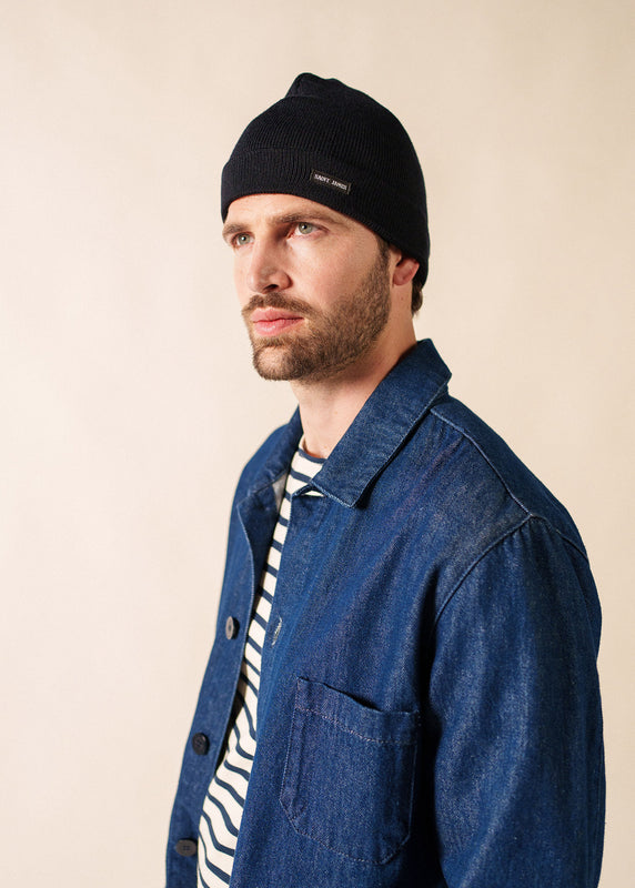 Saint James Cartier Sailor Hat NAVY