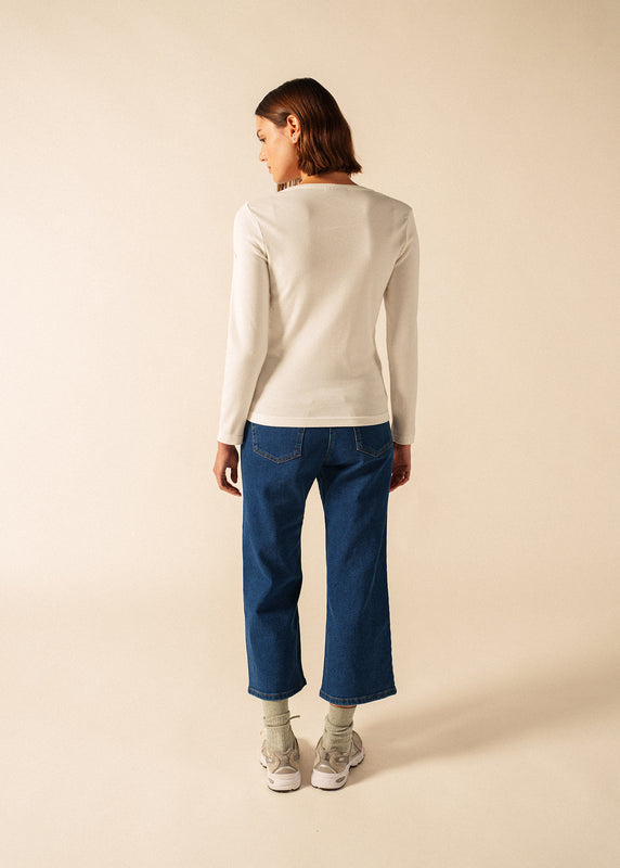 Saint James Celina Long Sleeve T-shirt ECUME