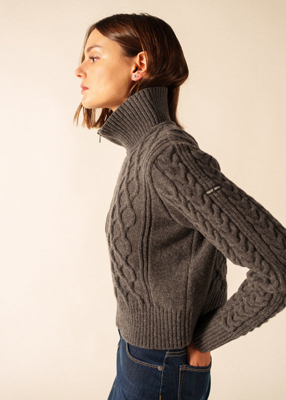 Saint James Césane Short Vest CHARCOAL