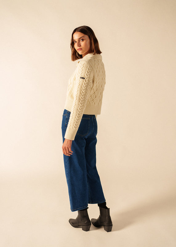 Saint James Césane Short Vest ECUME