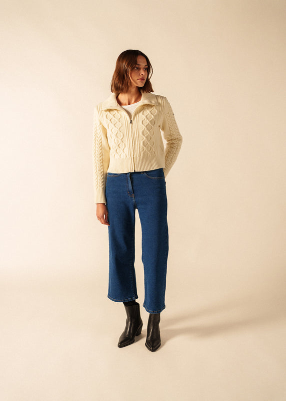 Saint James Césane Short Vest ECUME