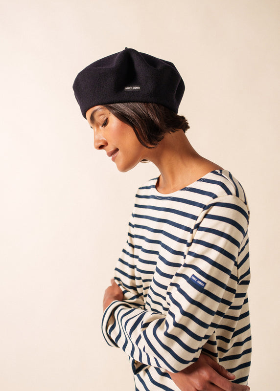 saint james Classic beret NAVY