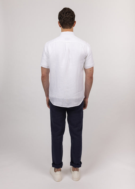 Saint James Clément Short Sleeve Shirt BLANC